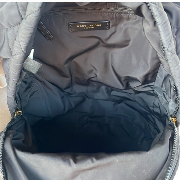 NWT Marc Jacobs Black Quilted Nylon School Women's Everyday Casual Backpack - Picture 15 of 16